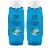 2 geles de ducha de sal marina y menta de 500 ml 2 geles de ducha de sal marina y menta de 500 ml