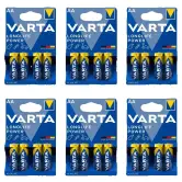 24 Pilas alcalinas Varta AA LR6 de alta energía