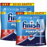 Pack de 100 pastillas Finish Power All in One