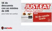 Descuento 5 Euros Just eat