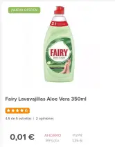 Fairy aloe vera 350ml