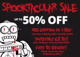Spooktacular Sale en Qwertee