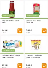 Productos supermercado a menos de 1€