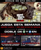 Consigue hasta 1 350 000 GTA$ en bonificaciones durante esta semana