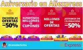 Gran promoción de aniversario en Aliexpress