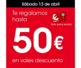 Consigue hasta 50€ en vales de Eroski