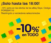 10% de descuento en Ebay