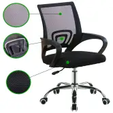 Silla giratoria ergonómica por 25 euros