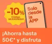 10% de descuento en Ebay sin mínimo desde la APP 10% de descuento en Ebay sin mínimo desde la APP