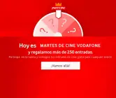 Consigue tu entrada de cine con Vodafone GRATIS
