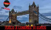 Chollazo!!!!! Vuelo barato a Londres desde 7€ por trayecto