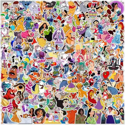 Pegatinas de dibujos animados Disney para niños » 
