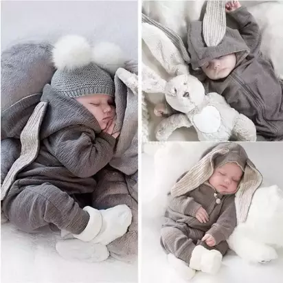 Peleles con de animados de conejo para bebés recién » Michollo.com