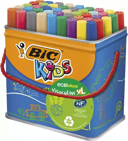Caja de 48 rotuladores Bic Kids »