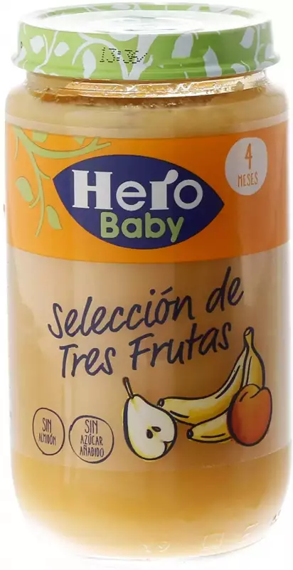 Pack de 12 Tarritos Hero Baby Selección de Frutas (+4 Meses