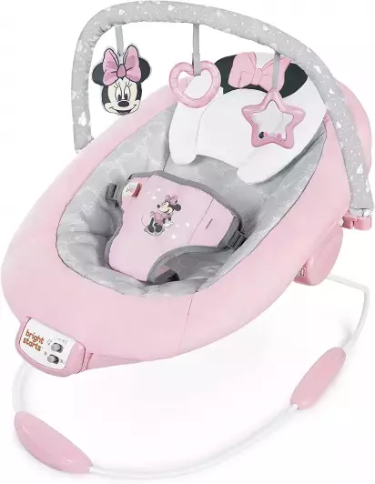 Hamaca Mecedora para Bebé Minnie Mouse Rosy Bright Starts »