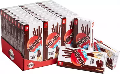 LU MIKADO CHOCOLAT NEGRE 75GR