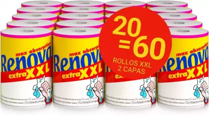 RENOVA, Rollo de Cocina Rojo