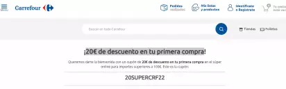 farmacia Opinión Danubio 20 € de descuento en primera compra online (Carrefour) » Michollo.com