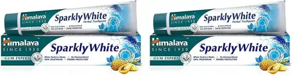 2x75ml Pasta de dientes Himalaya Herbals Sparkly White 2x75ml Pasta de dientes Himalaya Herbals Sparkly White