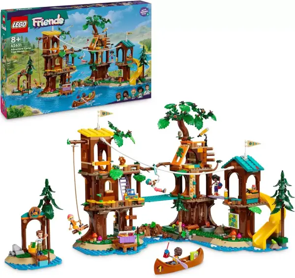 LEGO Friends Campamento de Aventura: Casa del Árbol con 5 Animales LEGO Friends Campamento de Aventura: Casa del Árbol con 5 Animales