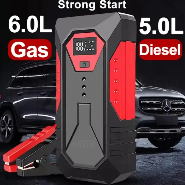Arrancador de batería de coche 1200A 18000mAh Arrancador de batería de coche 1200A 18000mAh