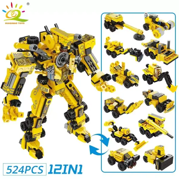Robot de ingeniería para niños 524 piezas Robot de ingeniería para niños 524 piezas