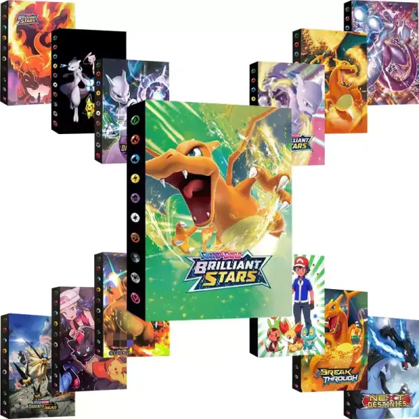 Álbum de tarjetas de Pokémon para niños Álbum de tarjetas de Pokémon para niños