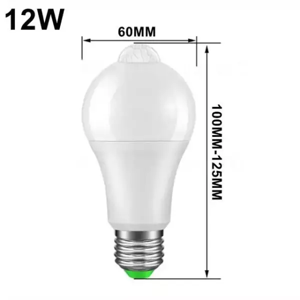 Bombilla LED E27 con Sensor de movimiento 12W Bombilla LED E27 con Sensor de movimiento 12W