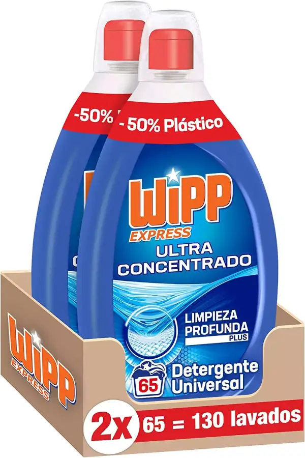 2xDetergente Liquido Wipp Express Ultra Concentrado 2xDetergente Liquido Wipp Express Ultra Concentrado