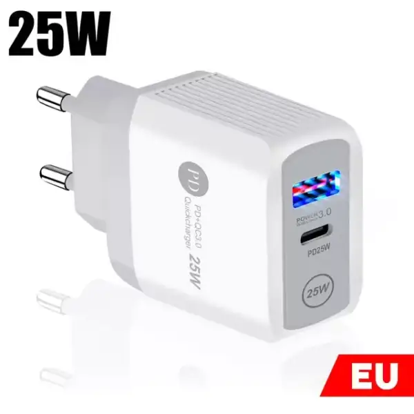 Cargador Usb tipo C de 25w Cargador Usb tipo C de 25w