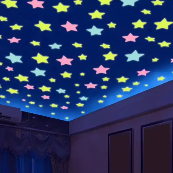 Juego de pegatinas luminosas de estrellas para niños Juego de pegatinas luminosas de estrellas para niños