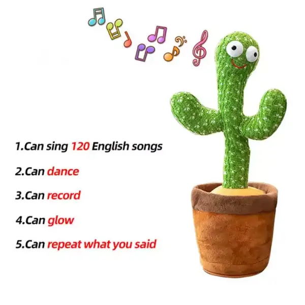 Cactus parlante y bailón para niños Cactus parlante y bailón para niños