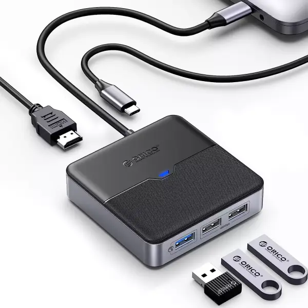 Hub Orico USB C 5 en 1 Hub Orico USB C 5 en 1