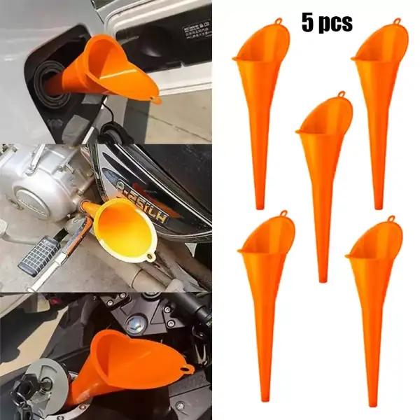 Embudo de vástago largo para coche o moto Embudo de vástago largo para coche o moto
