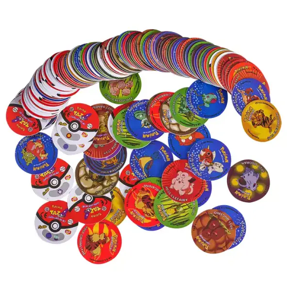 Colección de tazos de Pokémon Colección de tazos de Pokémon