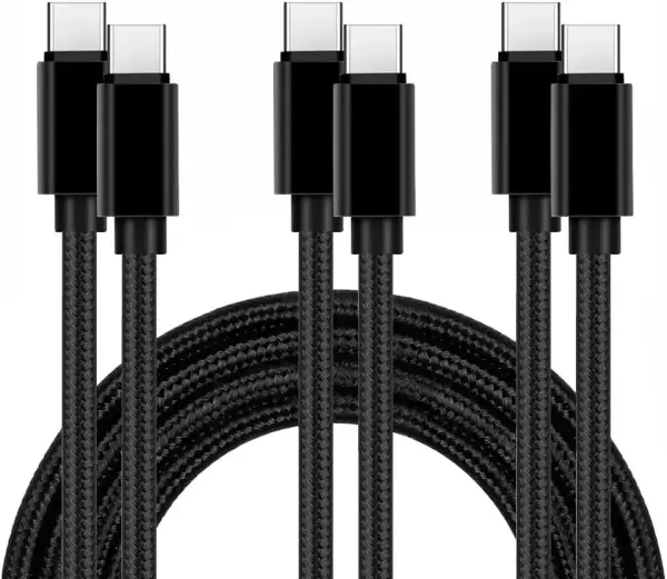 3 cables USB C de 2M y 60W 3 cables USB C de 2M y 60W