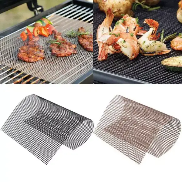 Almohadilla de rejilla antiadherente resistente a altas temperaturas para barbacoa Almohadilla de rejilla antiadherente resistente a altas temperaturas para barbacoa