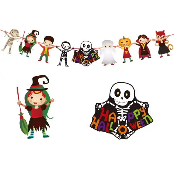 Guirnalda de papel para Hallowen Guirnalda de papel para Hallowen