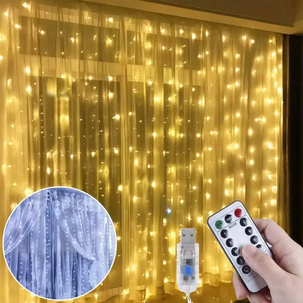 Cortina de luces 3 x 3M Cortina de luces 3 x 3M
