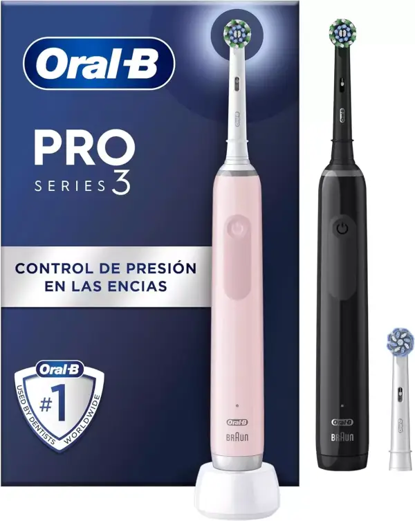 Pack 2x Oral-B Pro 3 3950n Dual Pack + 3 Cabezales Pack 2x Oral-B Pro 3 3950n Dual Pack + 3 Cabezales