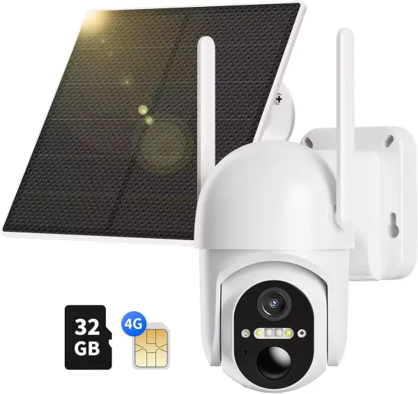 Cámara de vigilancia exterior 2K 360º con conexión 4G Cámara de vigilancia exterior 2K 360º con conexión 4G