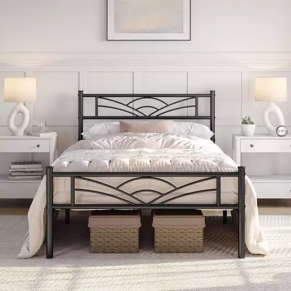 Cama Individual de metal 90 x 200cm Cama Individual de metal 90 x 200cm