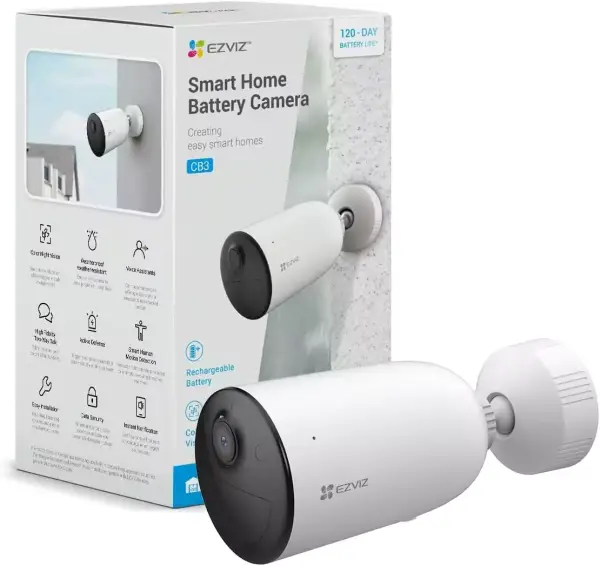 Cámara vigilancia Wifi exterior con batería EZVIZ CB3 Cámara vigilancia Wifi exterior con batería EZVIZ CB3
