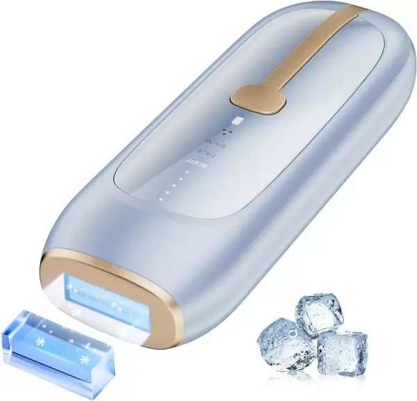 Depiladora de Luz Pulsada IPL con Enfriamiento de Hielo Depiladora de Luz Pulsada IPL con Enfriamiento de Hielo