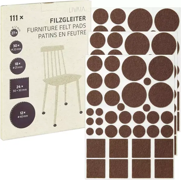 111 almohadillas de fieltro autoadhesivas para muebles 111 almohadillas de fieltro autoadhesivas para muebles