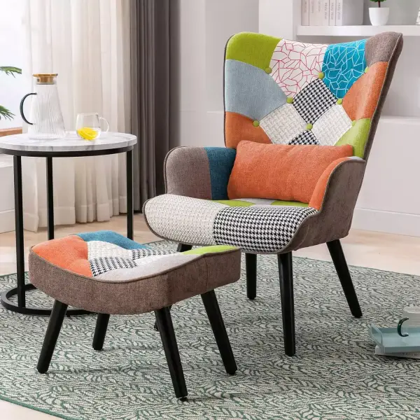 Sillón de relax con taburete Sillón de relax con taburete