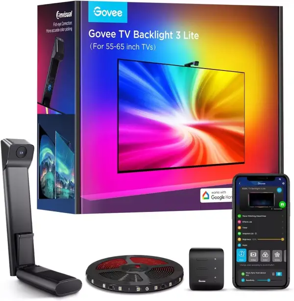 Luces LED TV Govee 3 Lite WiFi RGBICW Luces LED TV Govee 3 Lite WiFi RGBICW