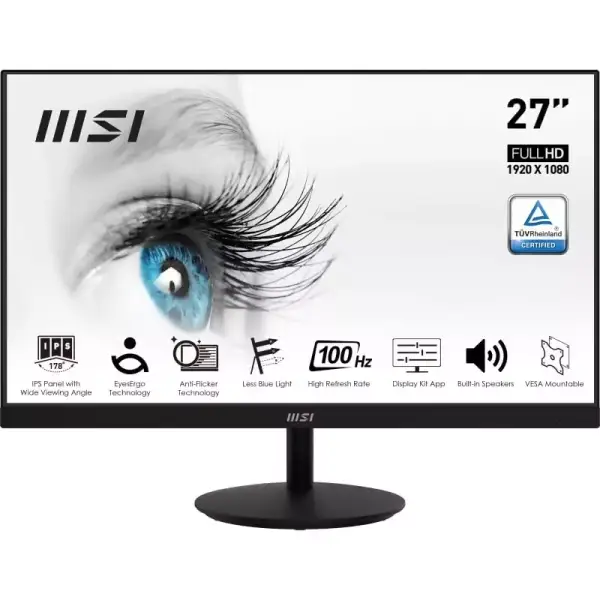 Monitor MSI Pro 27" LED IPS FullHD 100Hz Monitor MSI Pro 27" LED IPS FullHD 100Hz