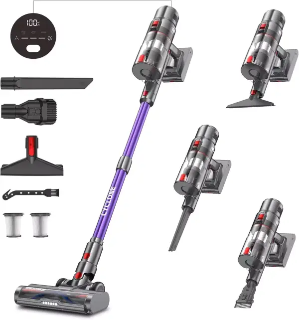 Aspirador sin cable Aujun J10 45Kpa y 580W Aspirador sin cable Aujun J10 45Kpa y 580W